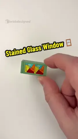 Illegal Lego or no? Such a clever technique for stained glass ✨ #lego #stainedglass #glass 