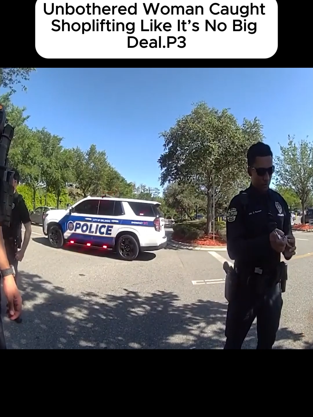 Unbothered Woman Caught Shoplifting Like It’s No Big Deal#cop