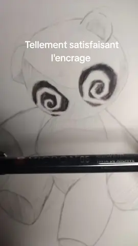 J'ai beaucoup aimé faire ce dessin #encrage #artfr #illustration #traditionaldrawing #doudou 