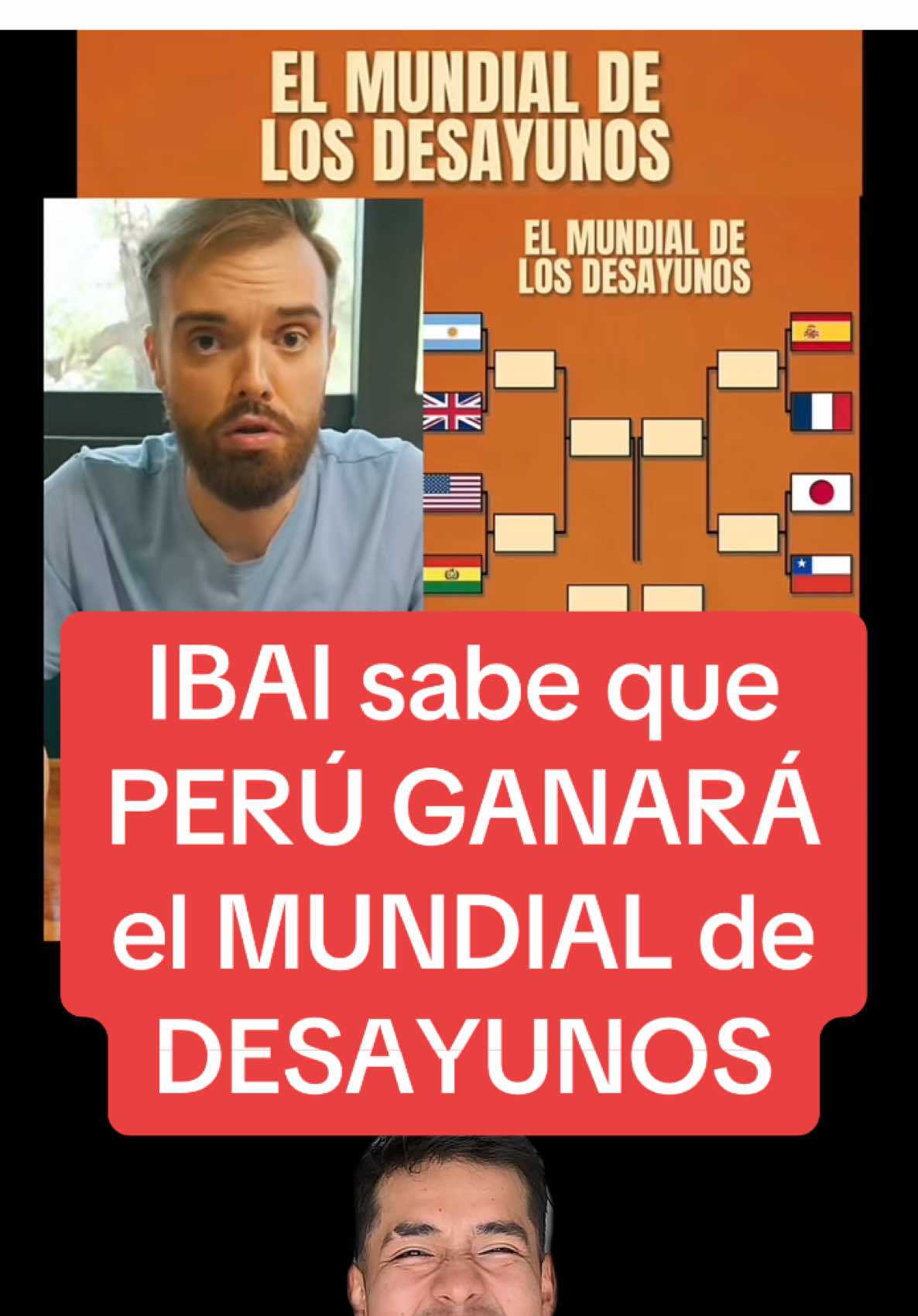 Ibai sabe que Perú ganará el Mundial de Desayunos que organizó porque Perú es Clave 🇵🇪  #mundialdedesayunos #ibai #perú #peruesclave #panconchicharron 