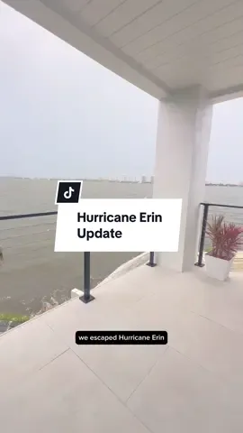 Just some gusty winds here as Hurricane Erin turned north. Hoping every storm this season decides to copy that move 🙌🌤️ #disastertodreamhome 