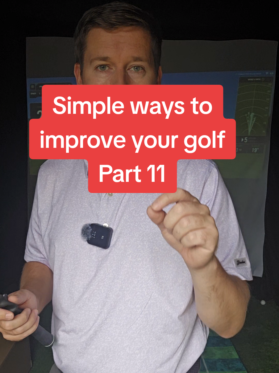 Simple ways to improve your golf - Part 11. Using the golf practice stick helps improve your grip and rhythm which will have a big impact on your golf. #simplegolftips #golftips #golfbagessentials #golfpracticestick 