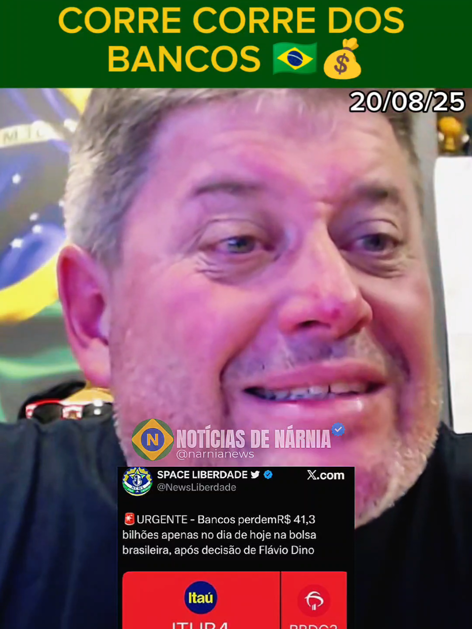 O BAFO DO BANCO DO 🇧🇷20/08/25. Desdobramentos, Pastor Sandro Rocha. #desdobramentos #noticias  #pastorsandrorocha #narnianews #pastorsandrorochaoficial 