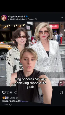 excuse me because christine baranski?!? #wlw #lesbiansoftiktok #wuhluhwuh #kingprincess #christinebaranski 