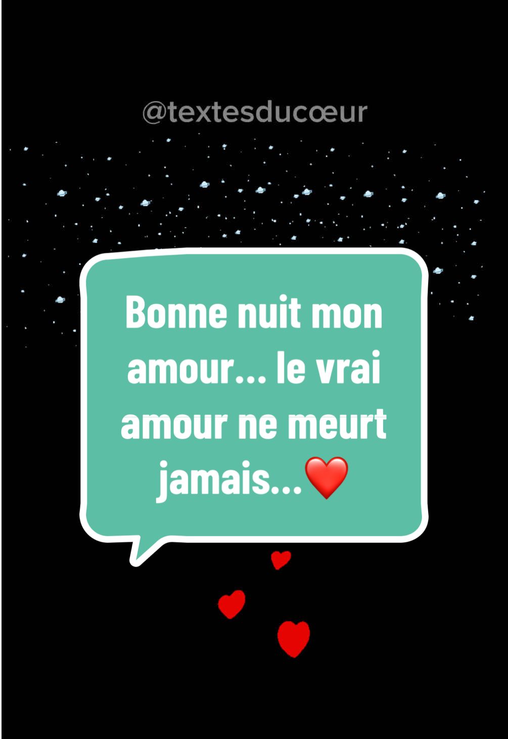 Quand la nuit tombe, il reste toujours une pensée… une personne. Dire bonne nuit à celui ou celle qu’on aime, c’est plus qu’un mot : c’est une promesse, un fil invisible qui relie deux cœurs même à distance. Parce que le vrai amour ne meurt jamais, il continue de battre même dans le silence, même dans les rêves. 👉 Et toi, à qui aimerais-tu dire bonne nuit mon amour ce soir ? 💫 #textesducoeur #bonnenuit #amour #kompa #trueloveneverdies   