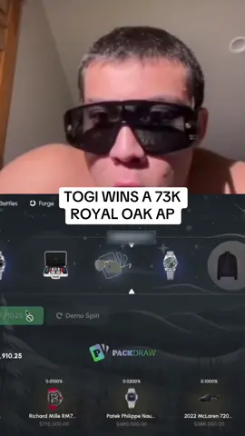 TOGI WINS A 73K ROYAL OAK AP #kickstreaming 