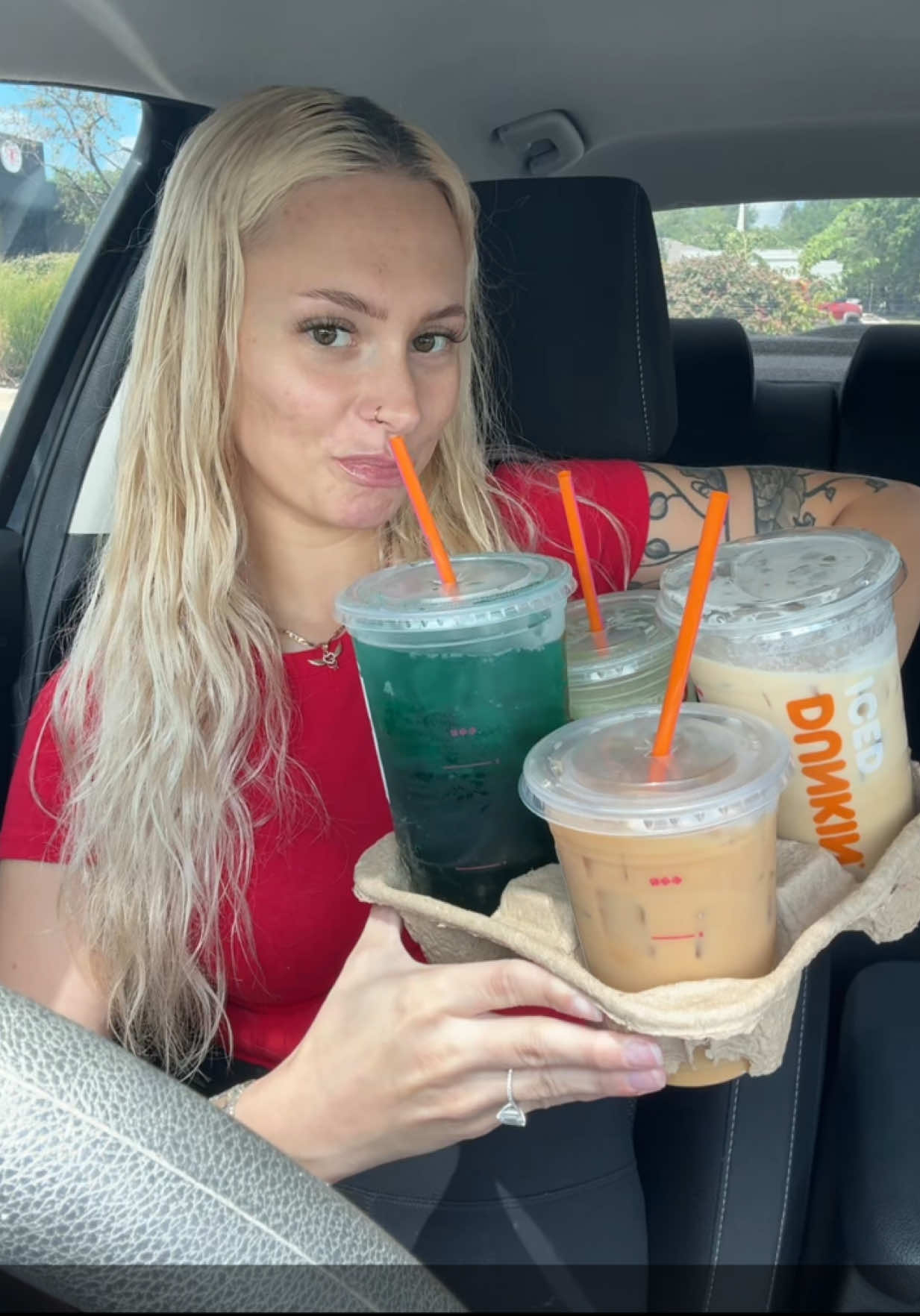 I am impressed @Dunkin' #dunkin#dunkindonuts#viraldrink#latte#coffeeorder 