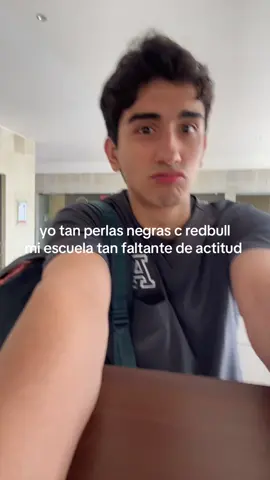 es broma no me quiten la beca  #perlasnegras #redbull #parati 