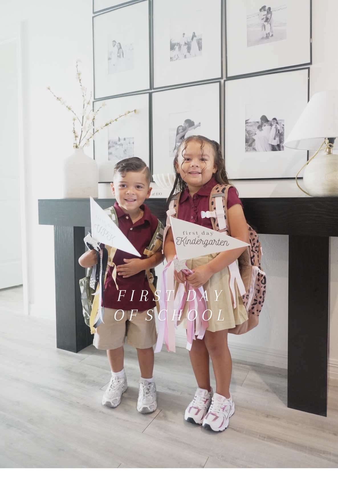 My babies are not so babies anymore 🥹 Dropping them off was so hard for me but the fact that we had their grandparents, aunts, my own grandparents, literally everyone show up for their first day of school definitely made me feel better. I could cry just thinking about how loved they are. Not just by me and their dad, but by our whole family. Our village really is the best and I’ll never stop talking about them. Truly the biggest blessing to have them. 😭🤍 I’m paying for a safe and good school year for all of our babies. May God walk beside them, protect them, and guide them every step of the way. I pray that they feel safe and can enjoy school the way it was intended and that all evil will be detoured away from our schools Amen. 🙏🏽  | #momlife #momtok #sahm #MomsofTikTok #momvlog #firstdayofschool #backtoschool #softlife #softmomtiktok #thatmom #ditl #minivlog #girlmom #boymom #momof2 #vpk #kindergarten #morningroutine 