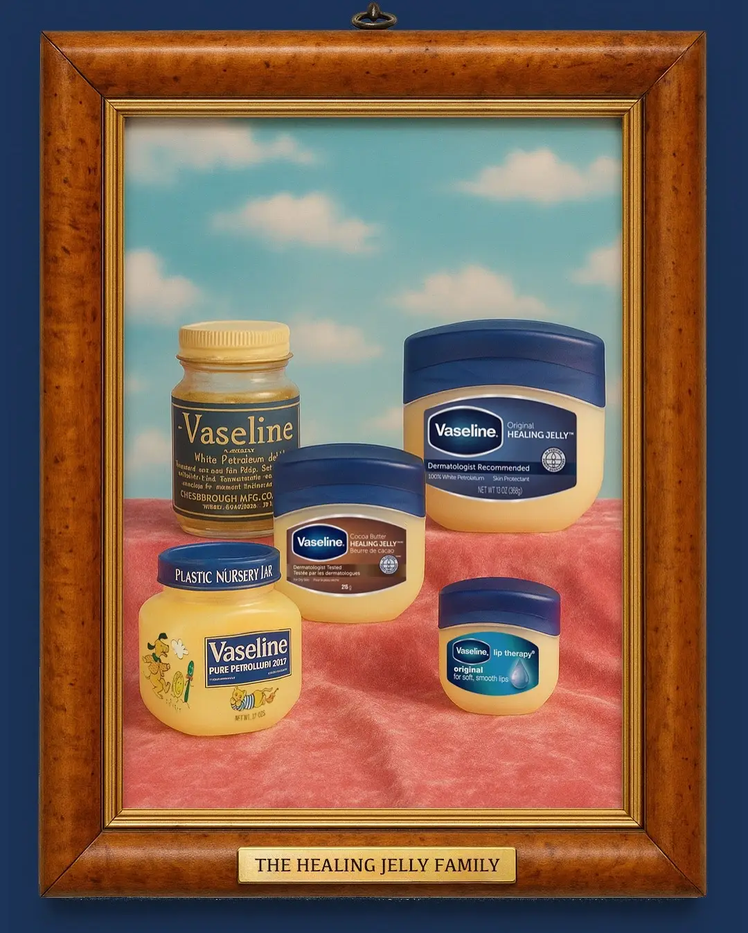 just another family portrait day at the Vaseline household  #vaseline #familyportrait 