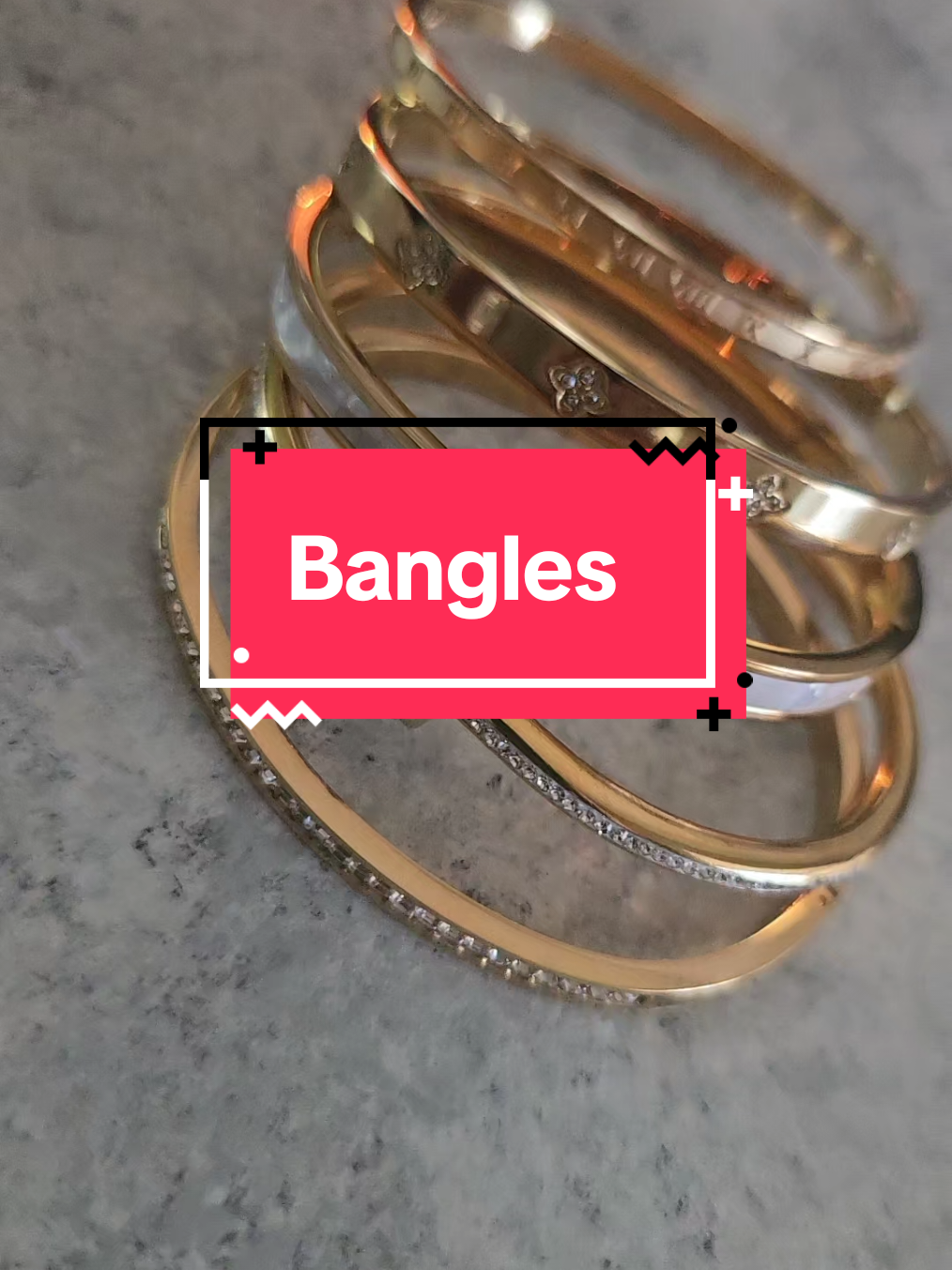 Not 1 but 5 Stainless steel rhinestone bangles bracelets 😍 Very nice quality bracelets. All snap shut except 1 screws on at the rhinestone area. These are gorgeous bracelets.  The perfect bling to any most any outfit. #banglebracelets  #bracelets  #stainlesssteelbracelets  #jewelry 