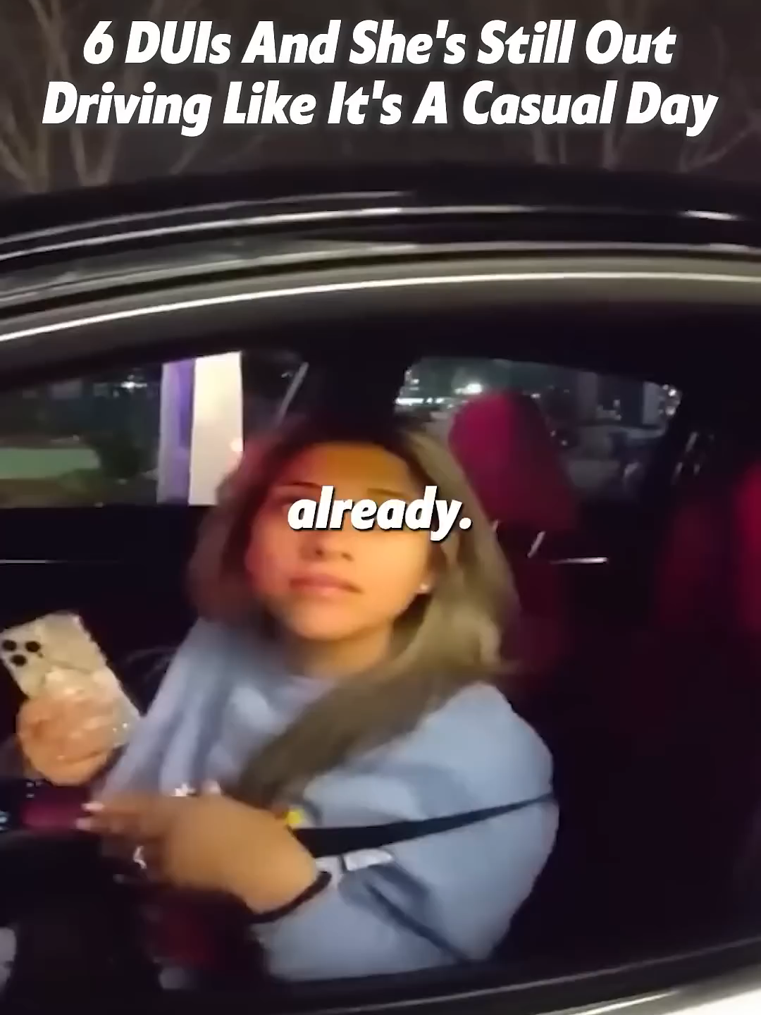 6th Drunk Driving Arrest for 31-Year-Old Vulgar and Entitled Woman. Full clip on California Bodycam
