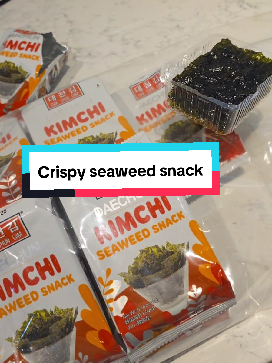 Can't beat a seaweed snack and they're low calorie too! #seaweed #snack #snacks #FoodTok #lowcalorie 