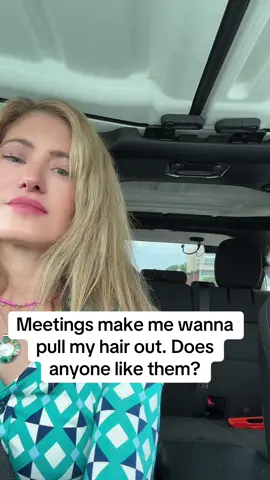 Let’s ban work meetings or make gum in your hair a valid reason to skip. I think I’ve graduated the meetings phase of life. #meetings #badvibes #getoutside 