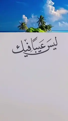#الخطاط_شفاف  #ليس_عيبا  #الطيبة