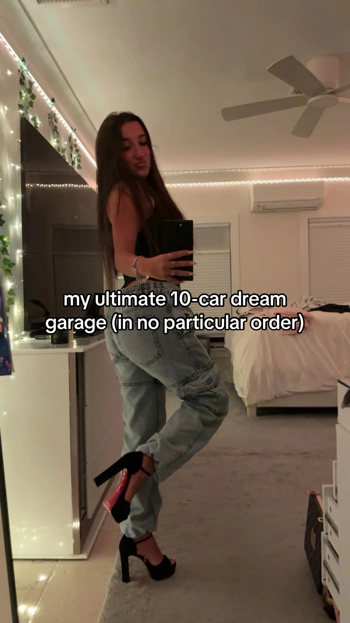 but who wants to limit themselves to just 10 cars 💁🏻‍♀️ #dreamcar #fyp #cars #girl #creatorsearchinsights 