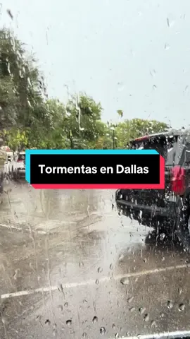 Ahora si se vino la tormenta ⛈️ severa hoy clima llovióso y truenos en Dallas Texas precaución ⚠️ #parati #fyp #tormentas #dallastx #lluvia 