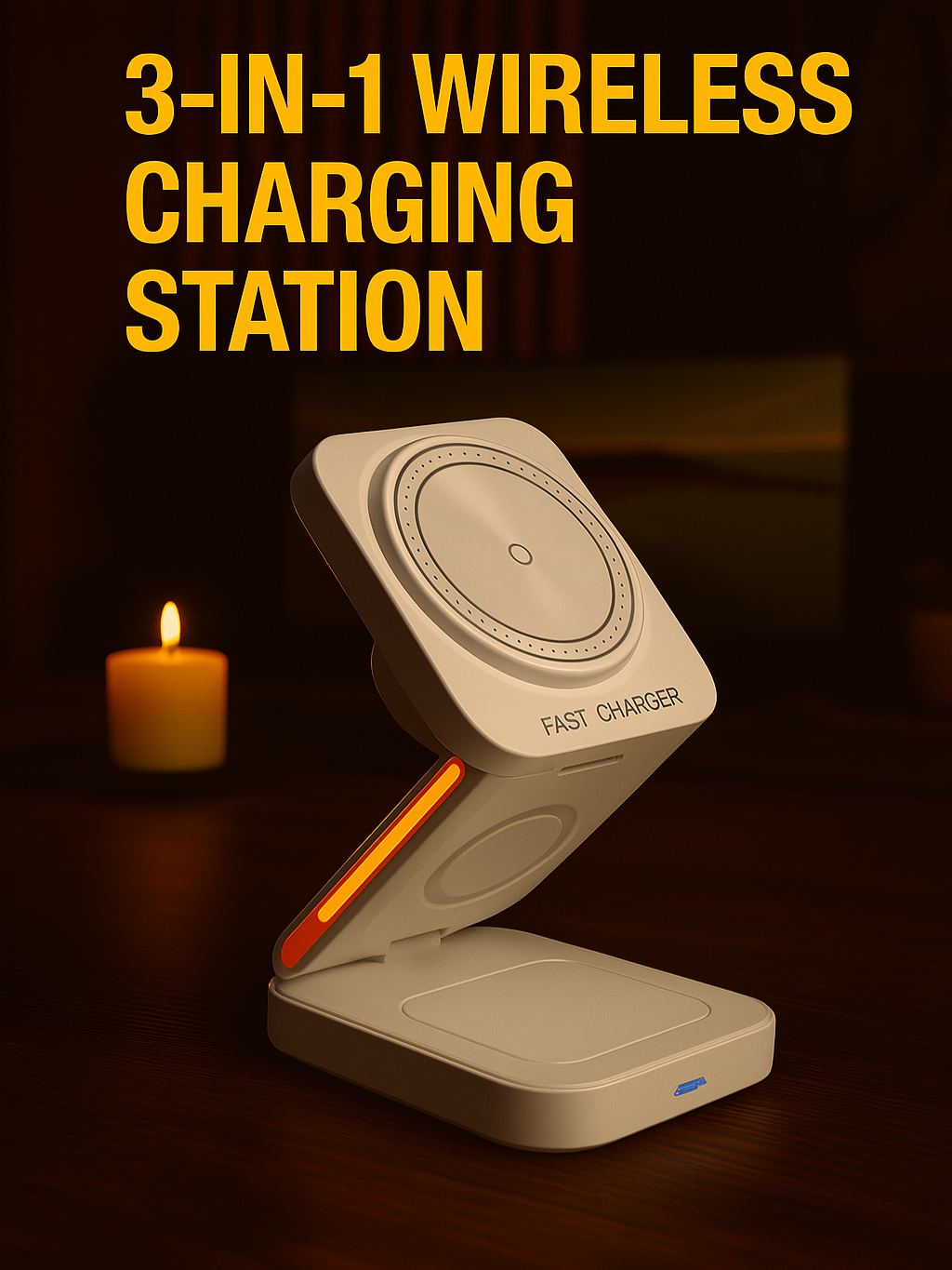 ⚡🔌 3-in-1 Foldable Wireless Charging Station | Compact, Fast & Travel-Ready  Charge your iPhone, Apple Watch, and AirPods all at once with this sleek, foldable wireless charger. Featuring strong magnetic alignment for stable, fast charging of MagSafe-compatible devices—no messy cables needed! 🎒 Lightweight & foldable design for effortless portability 🛡️ Built-in safety protections: overheat & overcharge prevention 💧 Comes with waterproof storage pouch for travel convenience Simplify your tech life wherever you go! 💬 Want the link? Just comment NEED and I’ll send it to you! #onlinestore #products #technology #apple