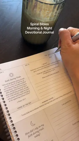 My favorite part of the morning, and getting right with God as soon as I wake up, and before going to bed!  @spiralbible  #spiralbible #christian #pray #christianmom #dailydevotional 