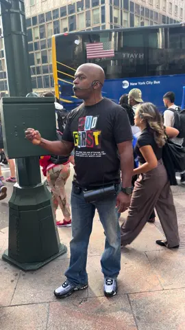 Takes courage to street evangelize at grand central. God bless this brother. #fyp #jesus #god #evangelism 