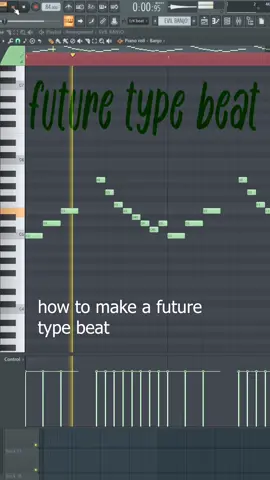 how to make a future type beat 🙏🔥#producer #flstudio #trap #future 