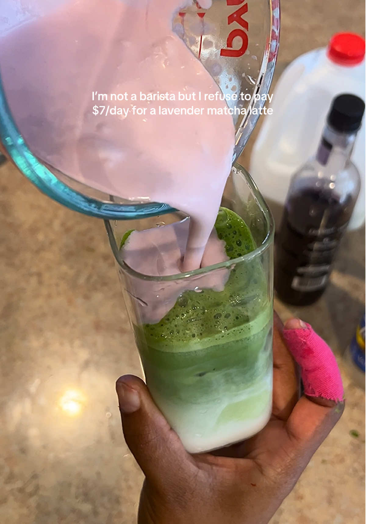 If you spend $7/day on coffee or matchas, that’s over $200/month 😳😳 Grab these cute glass cups, setup a coffee station that’s well-stocked and aesthetic, and make your own at home!  #glasscups #coffee #coffeecup #matchalatte #matcha 