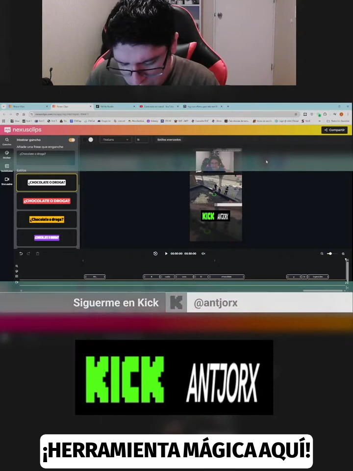 Muchos saben de las herramientas para hacer clips, no entiendo cual es el problema, dan risa, adememas esta herramienta es básica, hay otras mas sofisticadas amigo. #clips #nexusclips #suscribete #streamer
