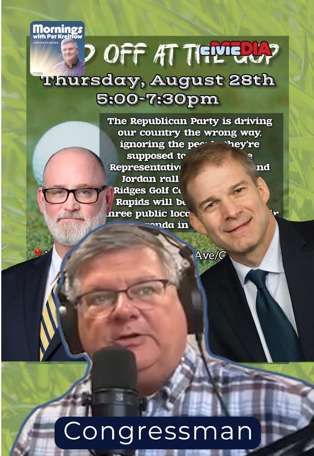 When elected officials refuse to face their constituents but welcome a country club fundraiser with Jim Jordan, communities notice. In Wisconsin Rapids, neighbors are organizing a peaceful action with Rapids Response to say: working families deserve better than performative politics. Clear, firm, and Wisconsin Nice — people are standing up for local values and accountability. Watch, share, and support your neighbors doing the work. #VanOrdenAccountability #WisconsinRapidsResponse #WI03 #WisconsinPolitics #WisPolitics @UpNorthNewsWI @Pat Kreitlow 