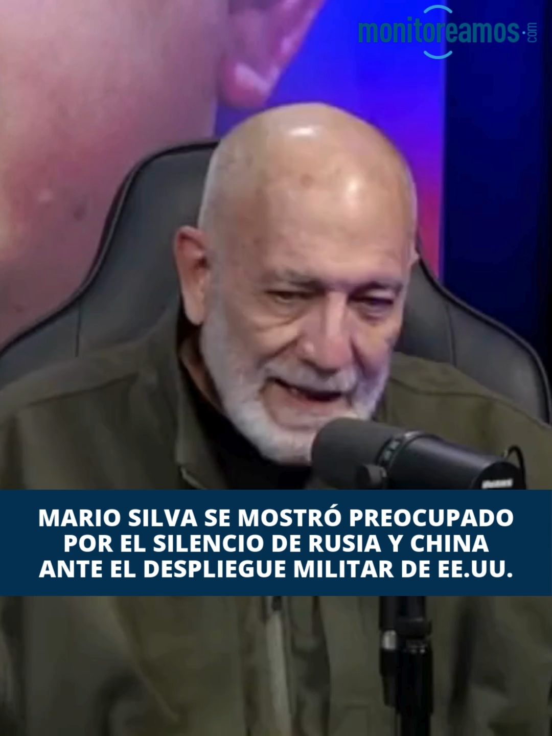 El conductor del programa La Hojilla, Mario Silva, uno de los principales propagandistas del régimen chavista, se mostró preocupada por la falta de pronunciamientos de Rusia y China frente al despliegue militar estadounidenses en el Caribe, frente a las costas venezolanas, para combatir a los grupos narcoterroristas como el Cartel de los Soles. En su programa del martes 19 de agosto, Silva dijo que le genera 