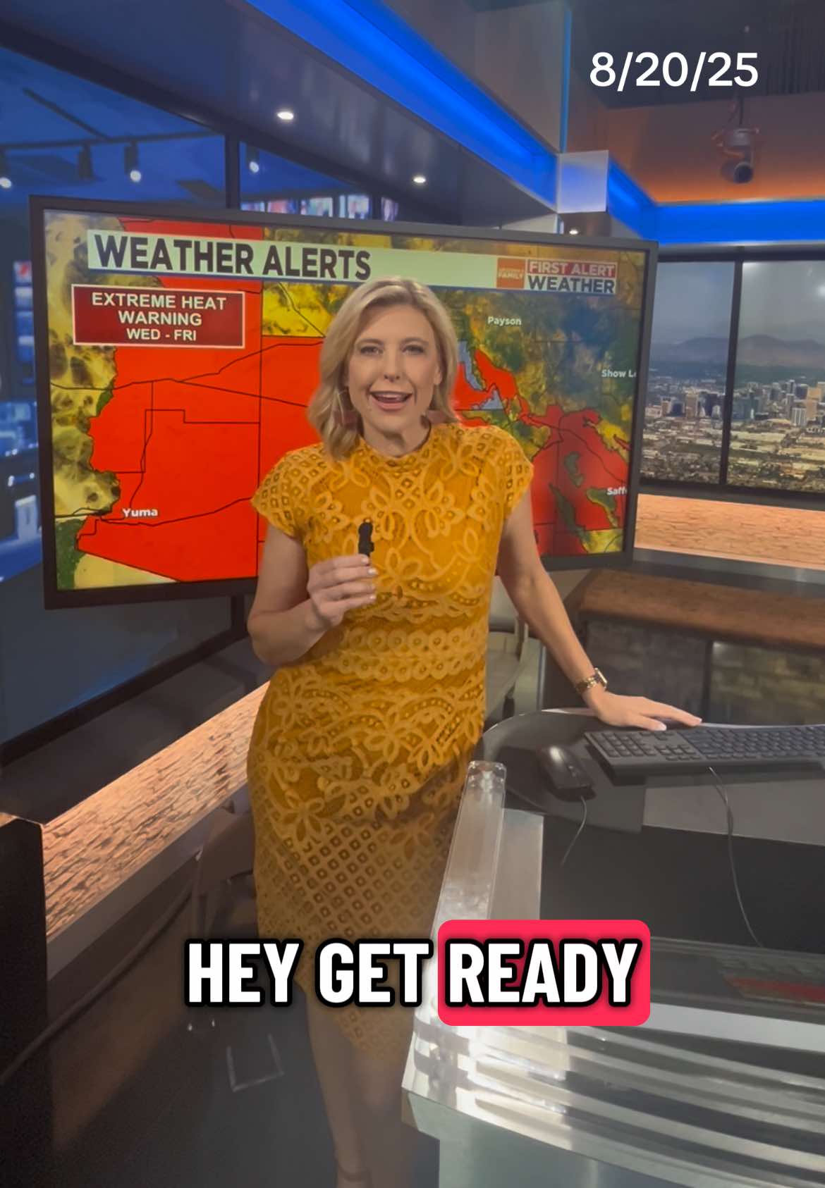 Rain chances creeping up in Phoenix… #phoenix #arizona #weather #monsoon #firstalertaz @Arizona’s Family 3TV CBS 5 