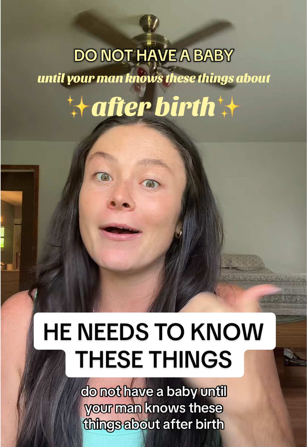 Both of yall need to know these two things🤭🤣 the second one had me laughing lol  #laboranddelivery #firsttimedad #birthtips #laborprep #birth 
