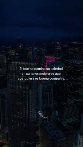 Aprende a domirnar tu soledad para elejir,