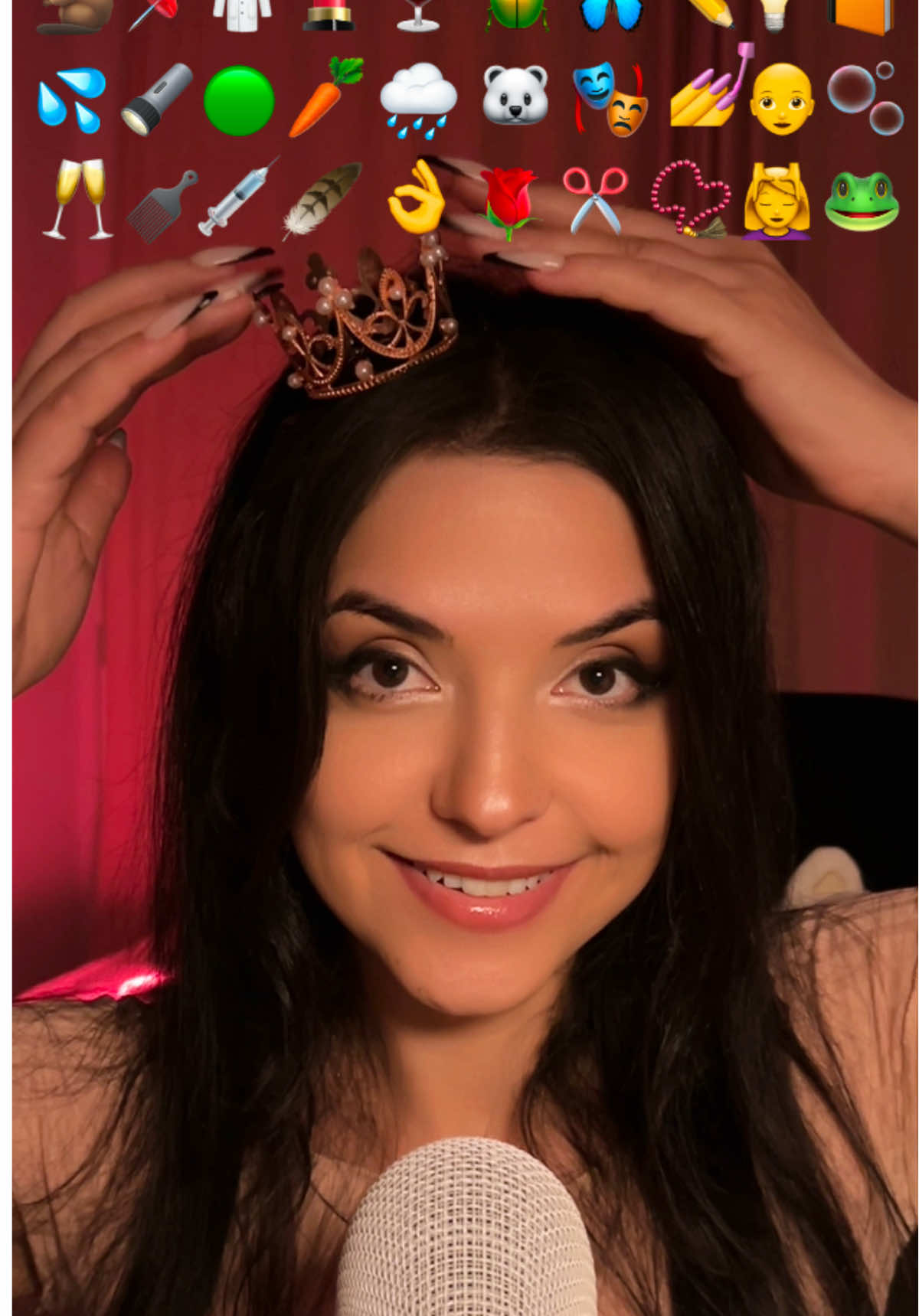 ASMR Emoji Challenge😻. Your favorite triggers in one video. Which trigger do you like the most?🙃 #asmr #asmremojichallenge #emojichallenge #asmrsounds #creatorsearchinsights 