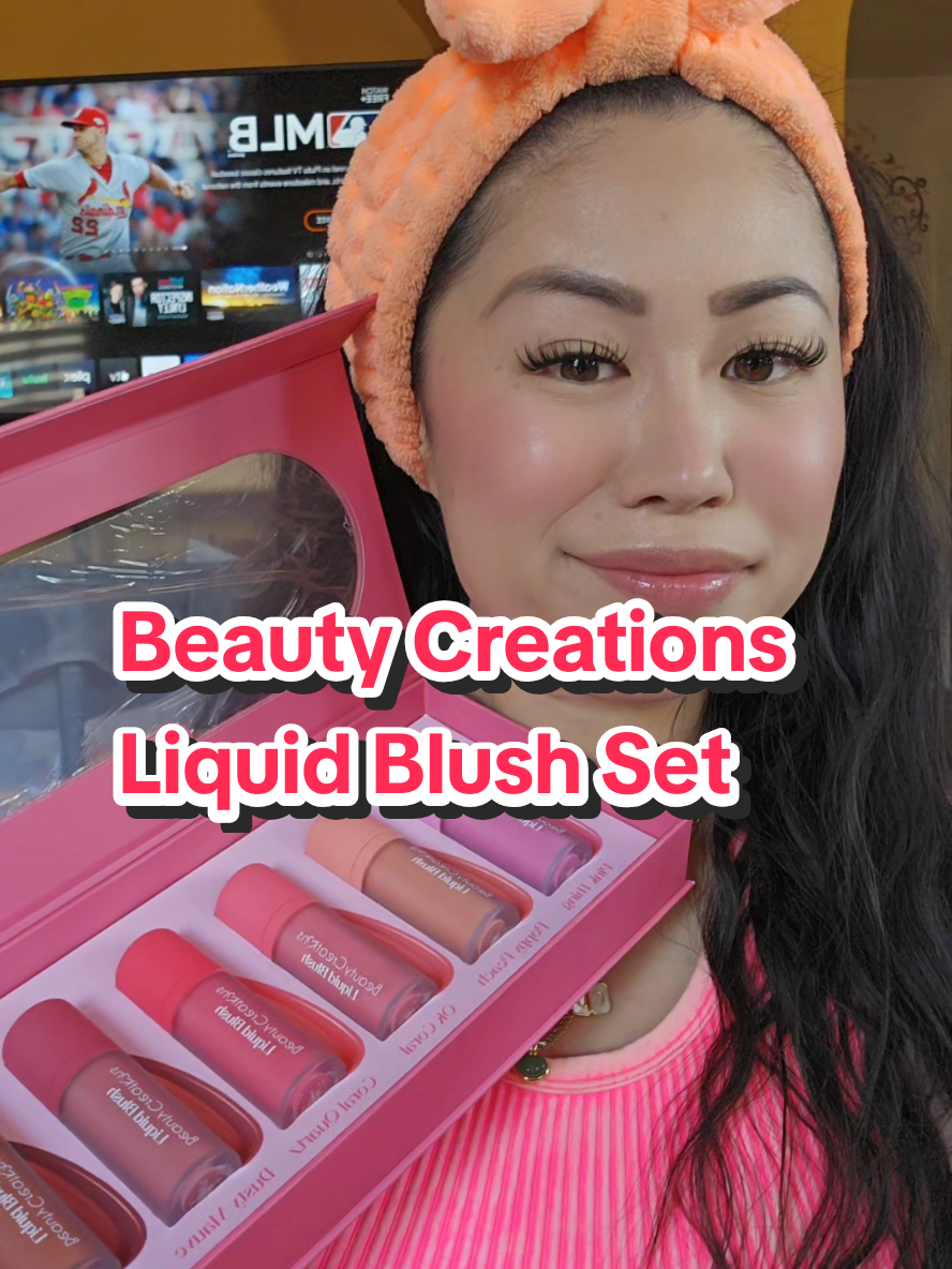 This liquid blush set is so beautiful! @Beauty Creations Cosmetics #BeautyTok #liquidblush #blush #tiktokshopcreatorpicks 
