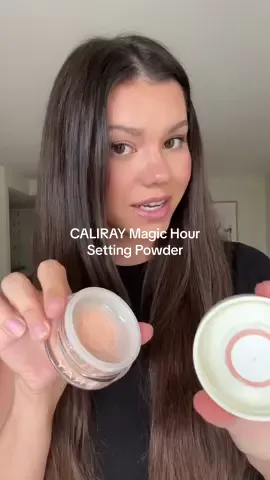 Was so excited to try this new setting powder from @caliray beauty! A great powder for when you're on the go this summer 🌞 #caliray #magichour #settingpowders 