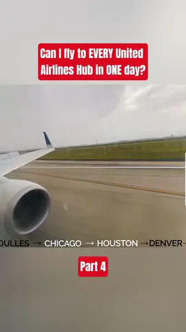 Can I fly to EVERY United Airlines Hub in ONE Day? | Part 4 #unitedairlines #travelchallenge #onedaytrip #aviationadventure #flightchallenge 