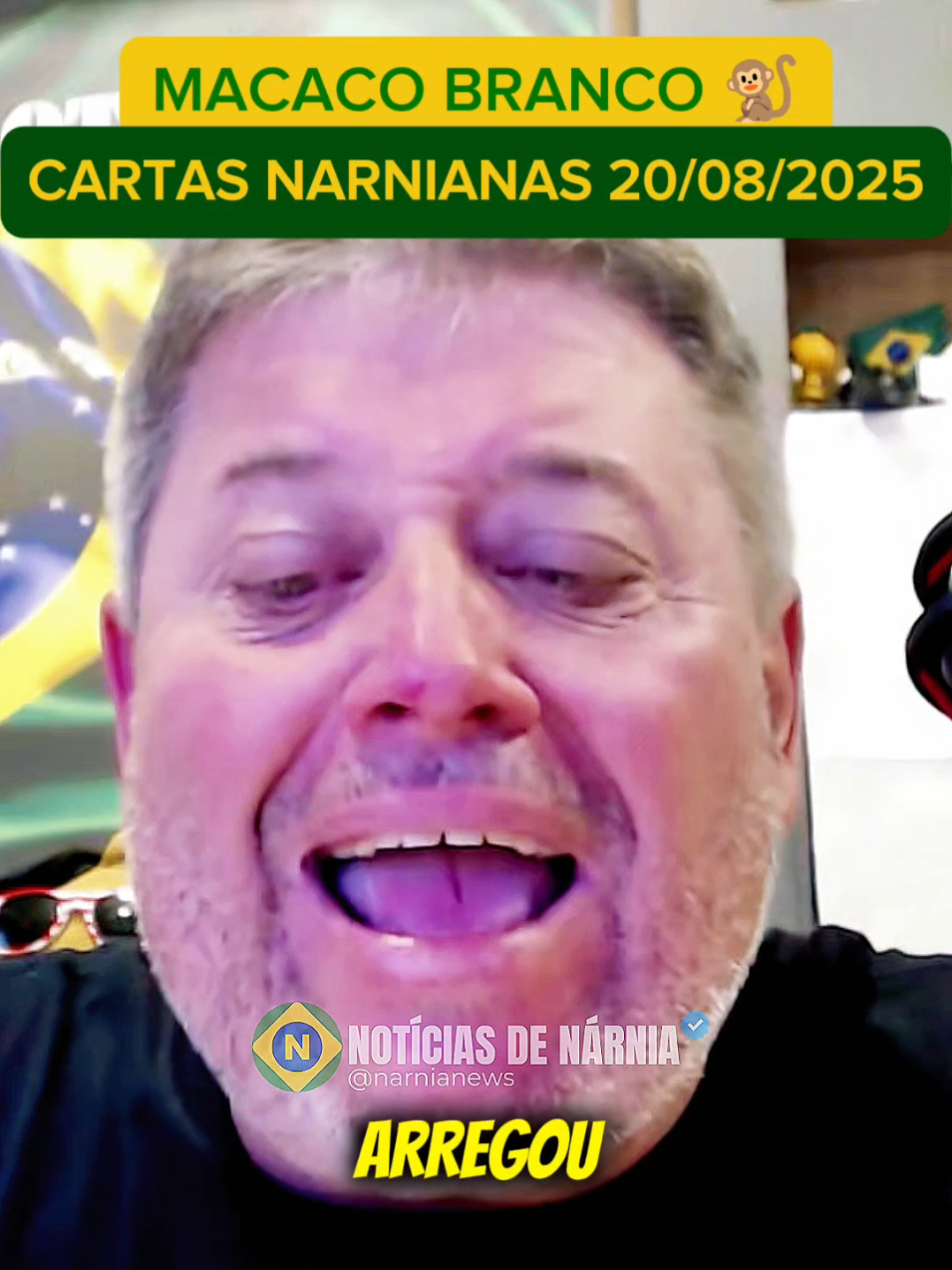 CARTAS NARNIANAS 20/08/25. MACACO BRANCO Desdobramentos, Pastor Sandro Rocha. #desdobramentos #pastorsandrorocha #narnianews #pastorsandrorochaoficial 