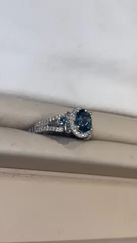 “So this is the miracle that I’ve been dreaming of” -Cinderella 🩵🤍 #weddingring #ringreveal #disneycollection #zales #putaringonit #gangstergirlies #wedding #engagement #daimond #bluetopaz #bluedaimond💙💎 