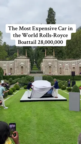 The Most Expensive Car in the World Rolls-Royce Boattail 28,000,000 #car #cars #rollsroyce #boattail #expensive 