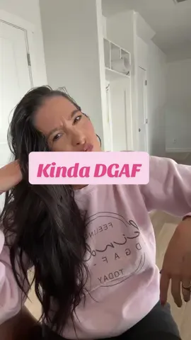 The sweater is definitely a vibe! #dgaf #sweaterseason #healingera 