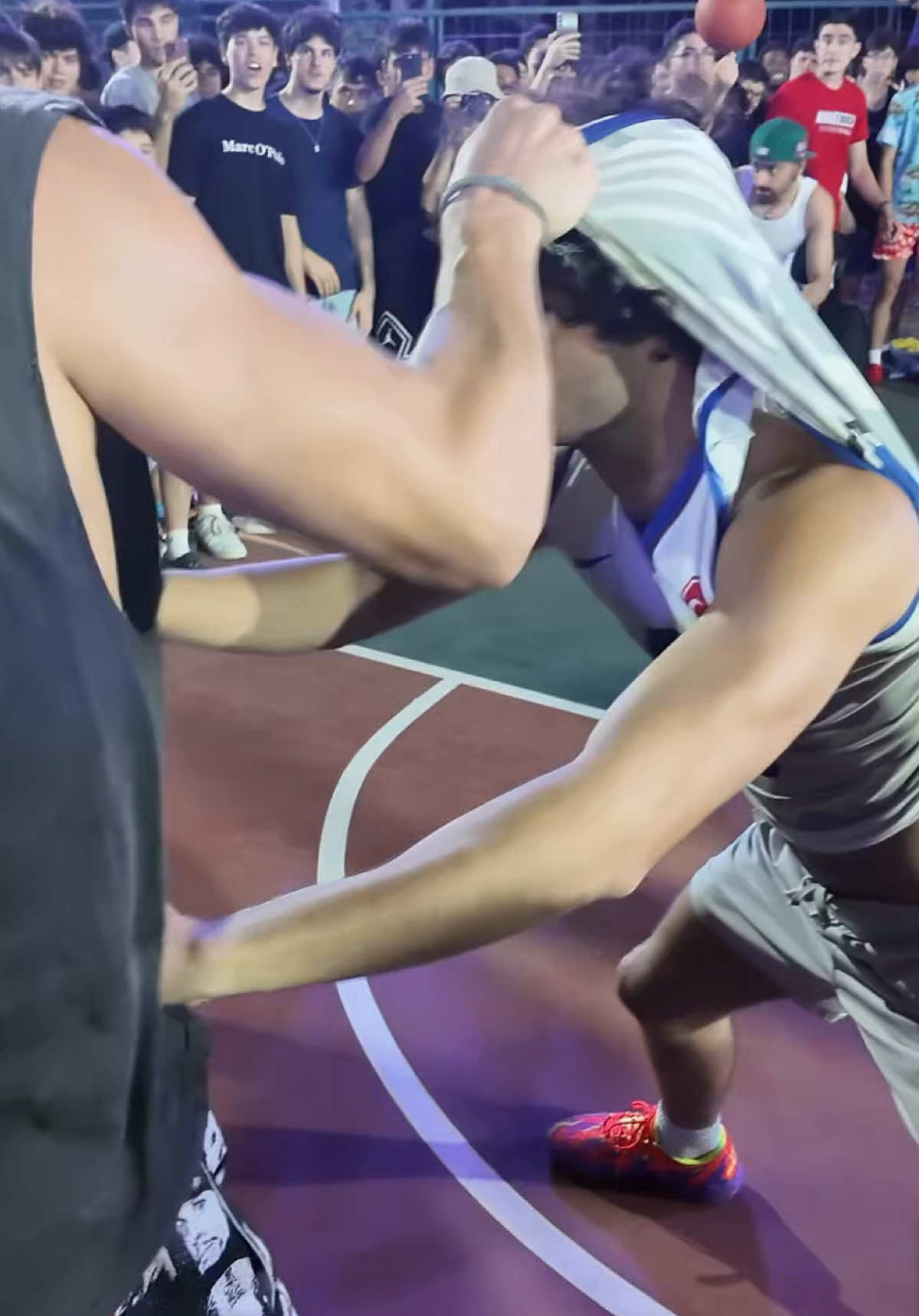 My man TUNA thought the 1’s vs MK was gonna be EASY😅… #s#streetballb#basketballmattkiatipis 