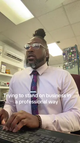 Gotta be gangster and professional #fyp #officehumor #corporatelife 
