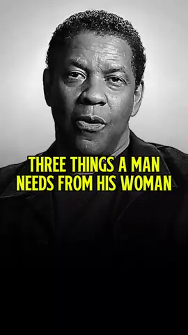 three things a man needs from his woman#DenzelWashington #denzelwashingtonspeech #denzelwashingtonmotivation #motivation #motivationalquotes #hustlehard #powerfulquotes #quotelife #mindsetmatters #motivationalpage #hustle #mindset 