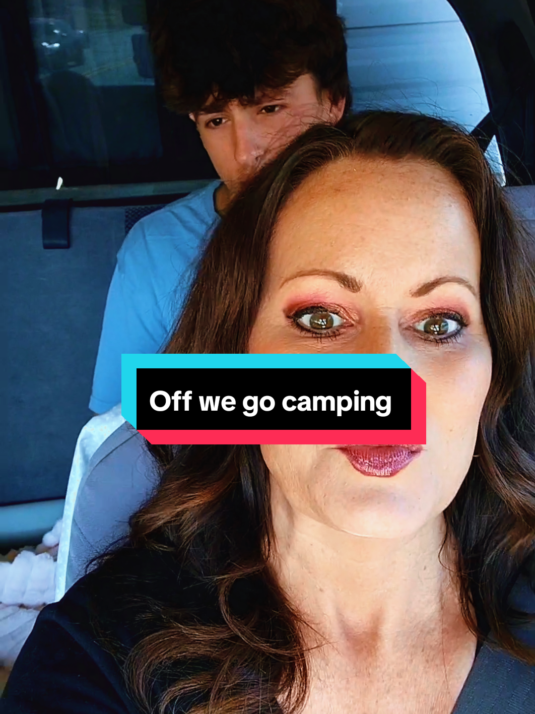 Here we go, off on a camping adventure. I'm not fond of camping, but I go for my husband, who loves it.  #camping #trending #family #tiktok #fyp 