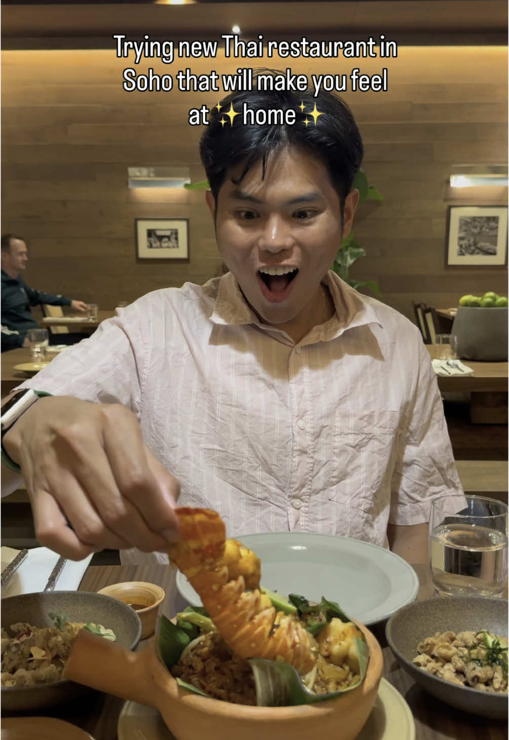 You’ve been to a Thai restaurant, but have you been to one that makes you feel like home? 🤭 This is Platapian Soho, a new Thai restaurant in Soho🌟 The restaurant is owned by a Thai lady who wants you to experience the feeling of eating in a traditional wooden home in Thailand. She even crafted the menu as if we were dining with her family! 🏠🇹🇭🤭 📍 Platapian Soho, 15 Greek Street, London W1D 4DP #platapiansoho #thaifood #sohoeats #tasteofthailand #london #uk