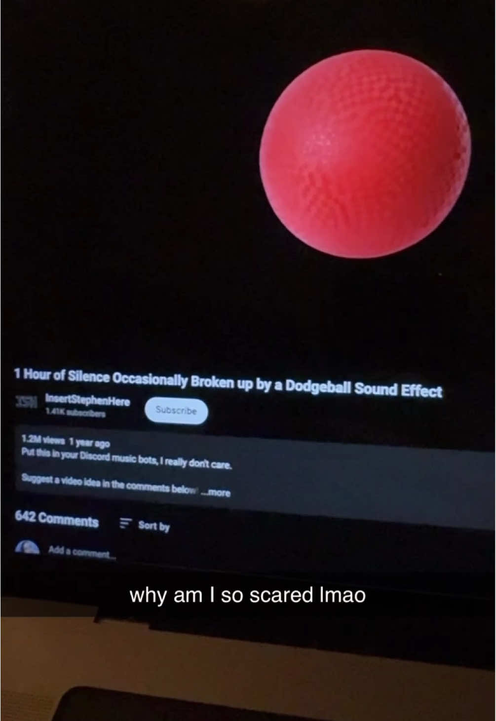 I didn’t know it was gonna do that #funny #scare #dodgeball  #foryou 