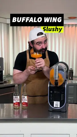Continuing to turn condiments into slushies is what keeps the foodies guessing. Today we have a Buffalo Wing Slushy! Once again we have some cursed soda from rocket fizz- this time its Buffalo Sauce Soda. (yess, from the same people that brought you mustard soda and ranch soda) YUMMY!! Lets put it in the Ninja Slushi and work our magic!! Will it be good, great, or something worse than garbage. There's only one way to find out, Pinkies out! Cheers!! #Buffalosauce #Buffalowing #Buffalosoda #Slushy