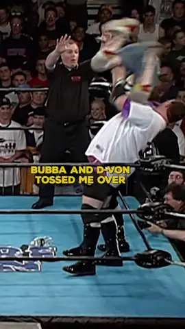What a wild bump to take 🤯 #WWE #ecw #wrestling #spikedudley