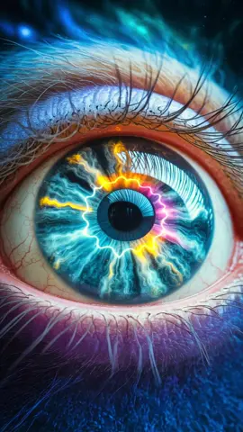 A single eye opens… revealing a cosmic frequency, a big bang exploding into infinity, the source of endless energy. 🌌👁 #dekel #ozora2025 #trippyart #psychedelicart #aiart 