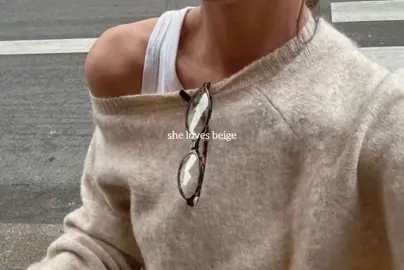 she loves beige  #beige #beigeaesthetic #color #pinterest #fyp 